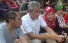 Datangi lokasi semen, Ganjar diprotes warga Lereng Kendeng