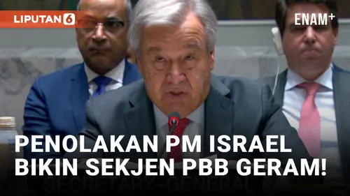 VIDEO: Solusi 2 Negara Ditolak Israel, Sekjen PBB: Tak Bisa Diterima