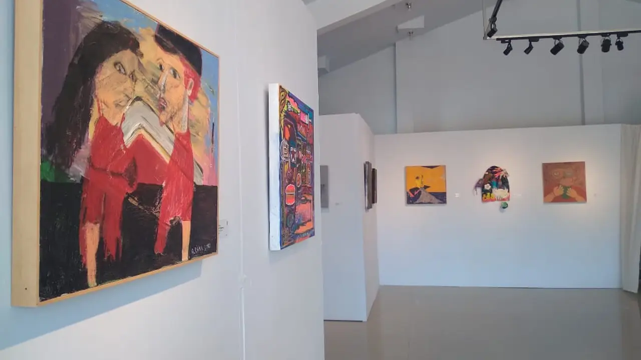 Pameran seni rupa bertajuk 'Walama #2' atau seri kedua di Goontalo (Arfandi Ibrahim/Liputan6.com)