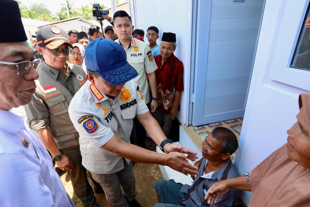 Satgas PRR Resmikan Huntara di Tapanuli Selatan dan Tujuh Kabupaten Lain Secara Serempak
