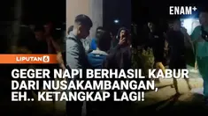 Seorang narapidana yang kabur dari Lapas Nusakambangan, Cilacap, Jawa Tengah, berhasil ditangkap warga setelah sempat melarikan diri dari pulau penjara tersebut.