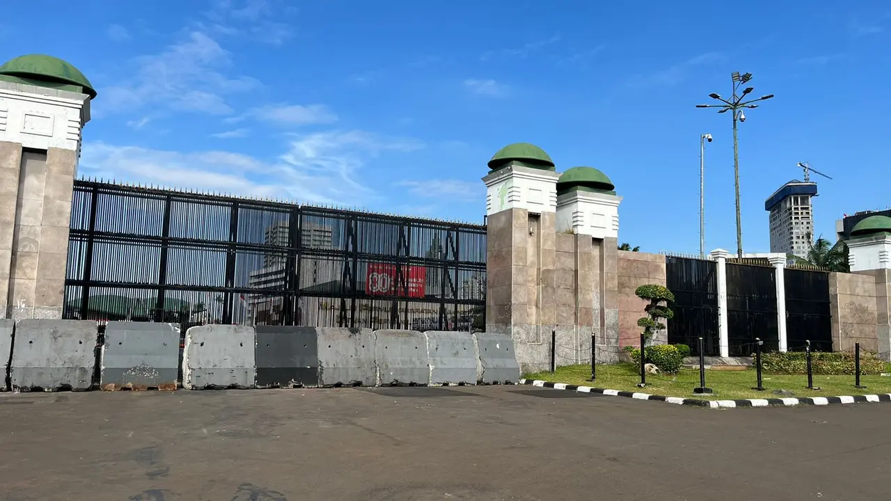Kondisi Depan Gedung DPR Jelang Demo 28 Agustus 2025