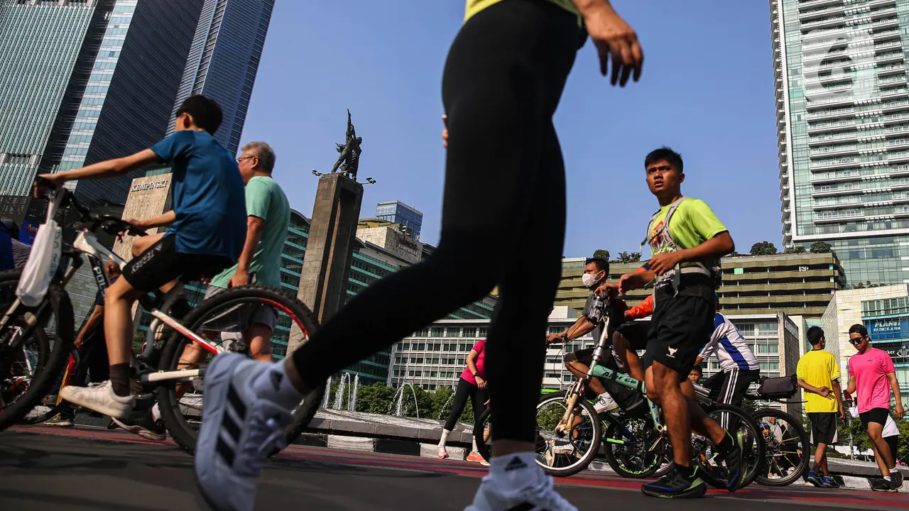 Dua Pekan Ditiadakan, CFD Jakarta Kembali Dilaksanakan
