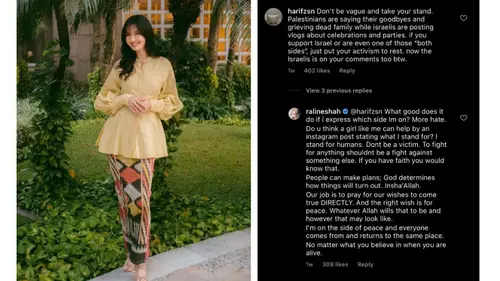 Netizen Rame-Rame Unfollow Raline Shah Usai Bikin Pernyataan Kontroversial  soal Konflik Israel vs Palestina - ShowBiz Liputan6.com