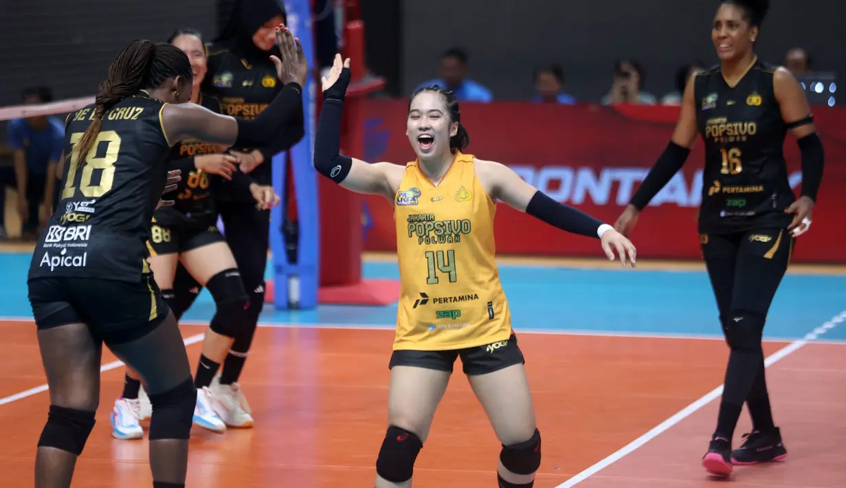 Hasil tersebut menjadi hasil manis kedua bagi Popsivo Polwan sekaligus menyapu bersih kemenangan di seri Pontianak. Tambahan poin penuh ini sekaligus menjaga posisi mereka di papan atas klasemen sementara Proliga 2026. (Dok. PBVSI)