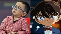 Cocoklogi seleb Indonesia mirip karakter Detective Conan (Sumber: Twitter/fajar17)