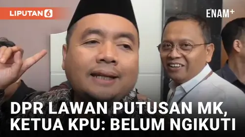 VIDEO: Ketua KPU RI Enggan Komentari Putusan Baleg DPR soal RUU Pilkada