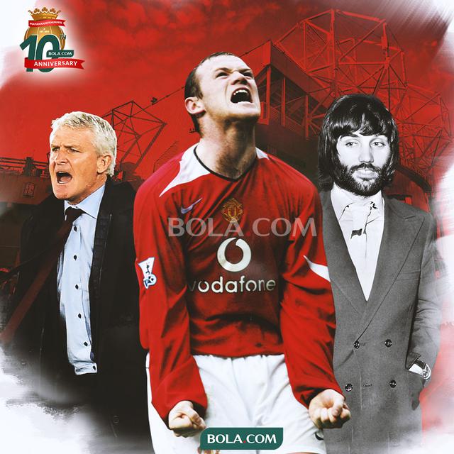 Artikel 10 Tahun Bola.com - Manchester United, Mark Hughes, Rooney, George Best