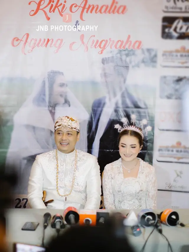 [Fimela] Pernikahan Kiki Amalia dan Agung Nugraha