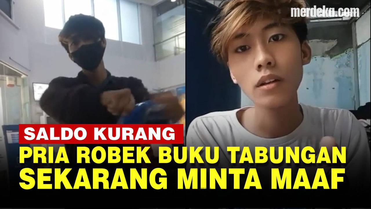 VIDEO: Akhir Drama Pemuda Robek Buku Tabungan BRI Berujung Bikin Video Minta Maaf