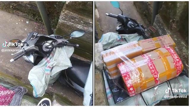 6 Potret Kurir Antar Paket di Gang Sempit Ini Penuh Perjuangan, Harus Sabar