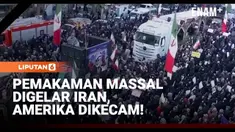 Pemerintah Iran menggelar pemakaman massal pada Rabu untuk sekitar 100 orang, termasuk anggota pasukan keamanan yang tewas dalam demonstrasi. Prosesi berlangsung di Universitas Teheran dan disiarkan langsung oleh televisi pemerintah Iran.