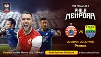 Live Streaming Final Leg Pertama Piala Menpora 2021 di Vidio. (Sumber : dok. vidio.com)