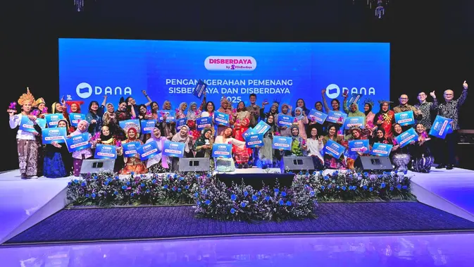 Acara Penganugerahan Pemenang SisBerdaya & DisBerdaya 2025 di Kempinski Grand Ballroom, Jakarta, Kamis (7/8/2025).