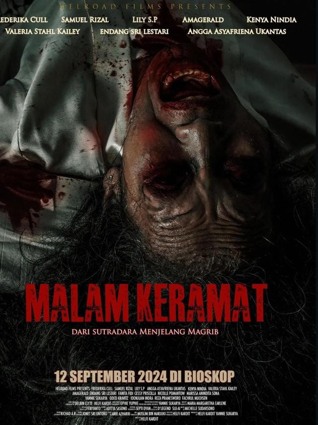 Poster film Malam Keramat. (Dok Instagram @helfikardit).