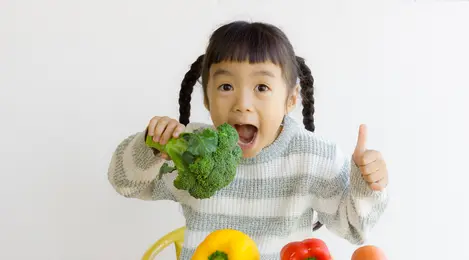 anak suka sayur