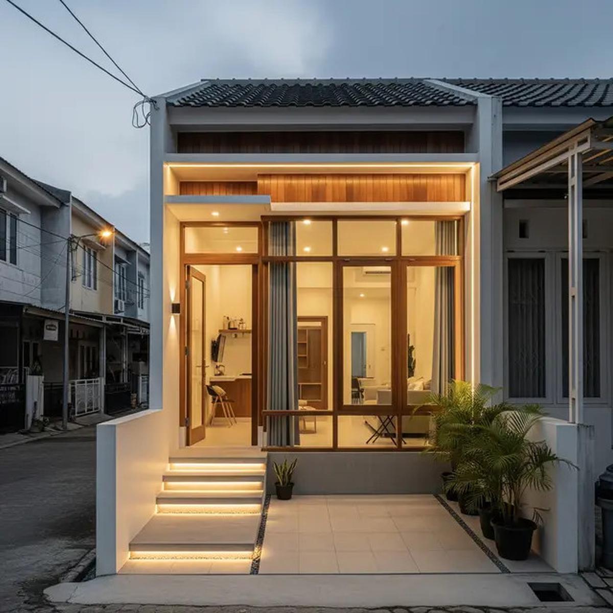 9 Desain Teras Kecil Rumah Petak, Ruang Terbatas Jadi Area Fungsional