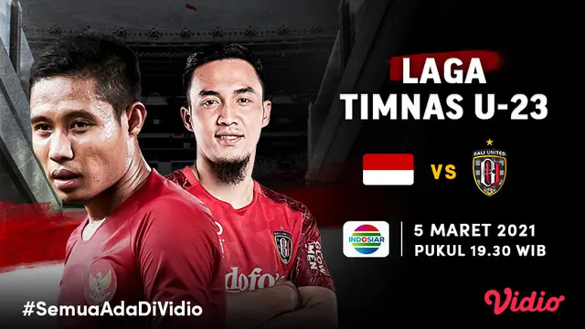 Laga Uji Coba Timnas Indonesia U-23 vs Tira Persikabo