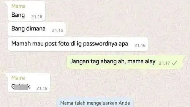 7 Chat Kocak Anak dengan Ibu Bak Sahabat Dekat Bikin Ngakak