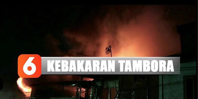 Kebakaran di Tambora Hanguskan Belasan Toko dan Rumah Warga