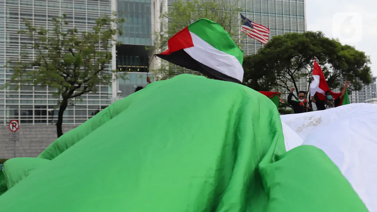 Aksi Bela Palestina di Jakarta