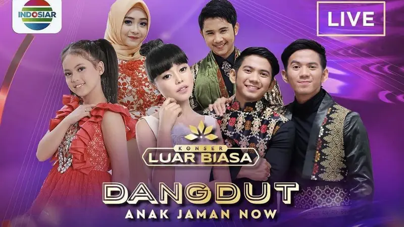 Konser Dangdut Anak Jaman Now menutup rangkaian Konser Luar Biasa Indosiar yang dimulai sejak Selasa, 2 Januari 2018 lalu.