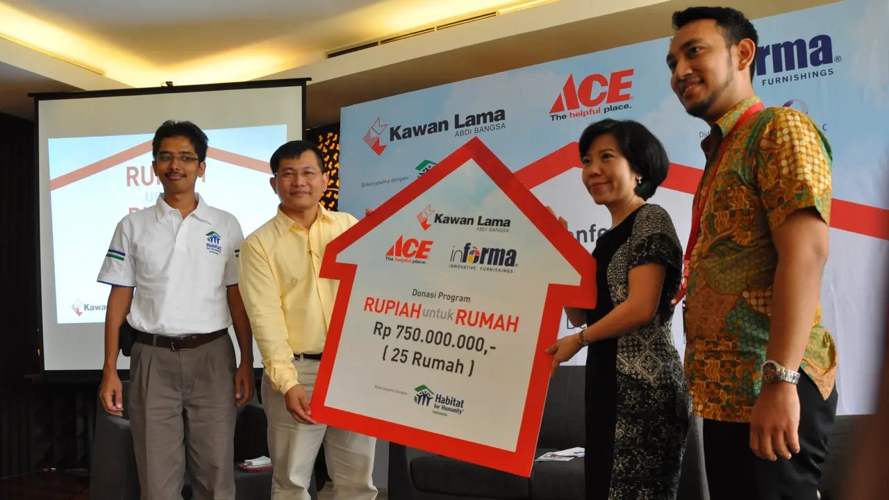 Kawan Lama Bangun Rumah Layak Huni di 6 Kota