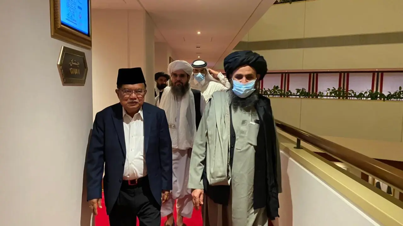 Mantan Wapres Jusuf Kalla yakin Taliban akan lebih terbuka dari dulu saat kuasai Afghanistan.