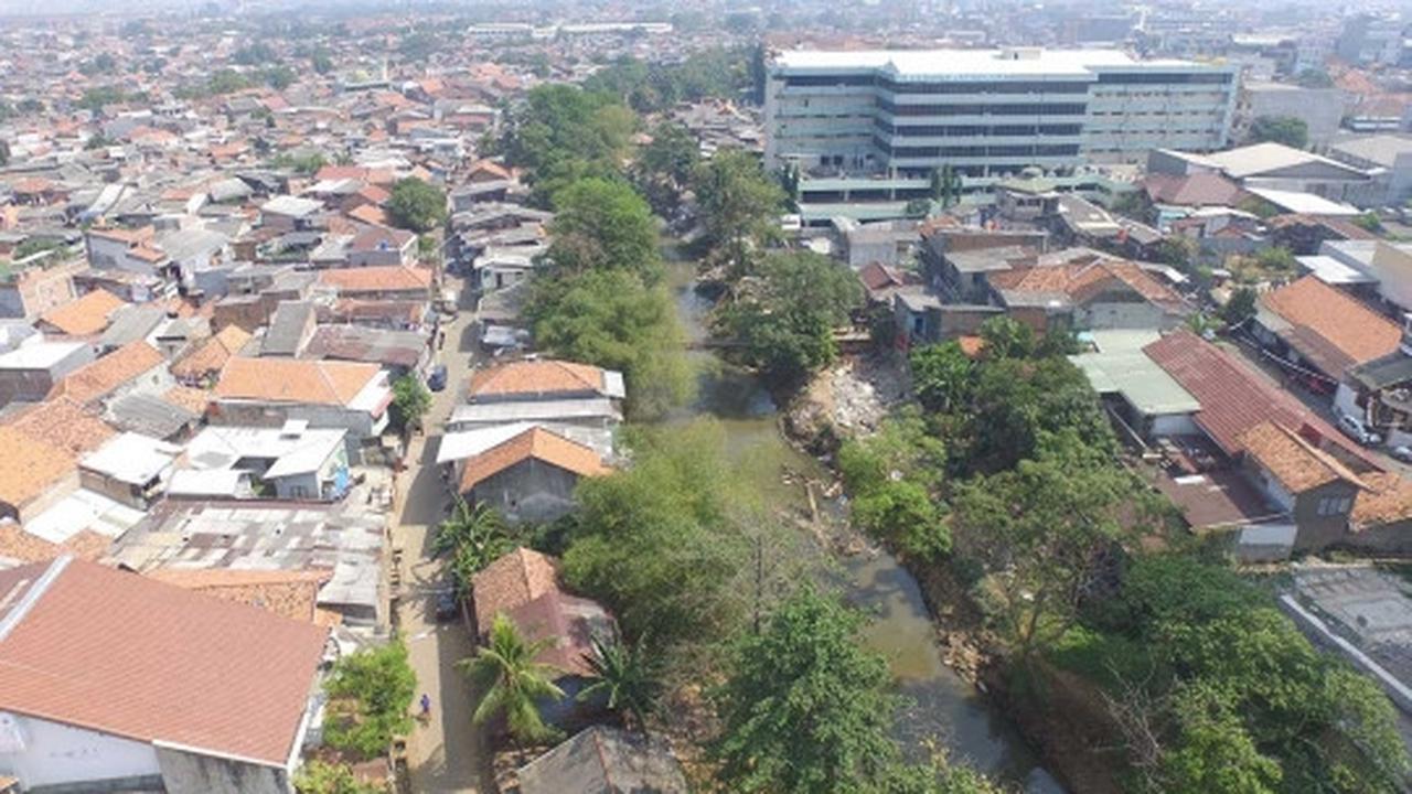 Beginilah pemandangan udara Kampung Pulo usai digusur