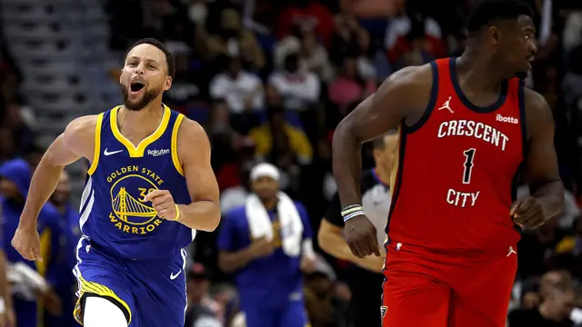 Foto: Lakukan Selebrasi Ala Home Alone, Berikut Momen Stephen Curry Pecundangi Dillon Brooks saat Laga NBA 2023/2024