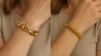 Model Gelang Emas Rantai Tebal untuk Usia 40 Tahun (Foto: ChatGPT)