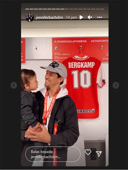 Jennifer Bachdim dan Irfan Bachdim (Instagram/jenniferbachdim)