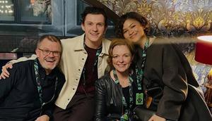 Dominic Holland, Tom Holland, Nikki Holland and Zendaya. (dok.Instagram samholland)