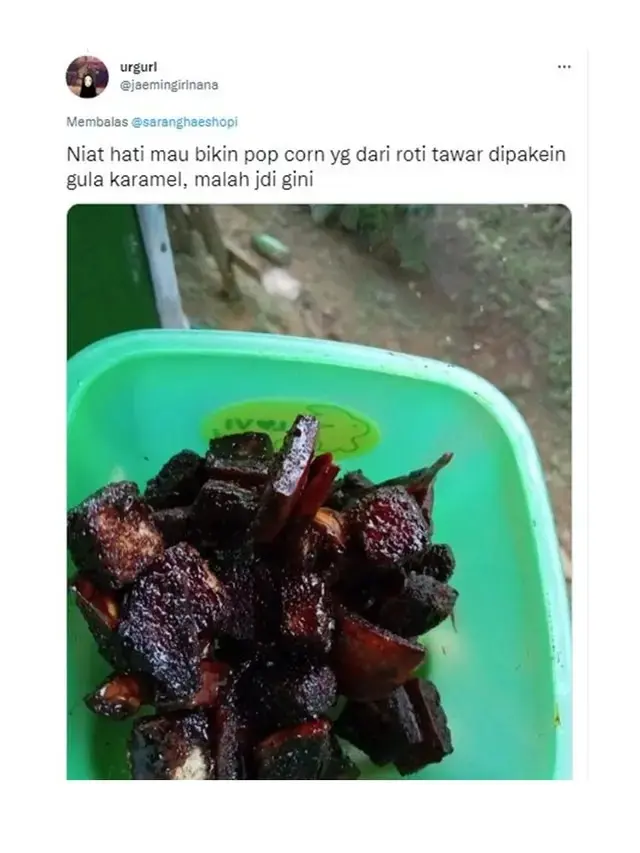 10 Potret Netizen Gagal Bikin Kue Ini Bikin Elus Dada, Beda dari Ekspektasi