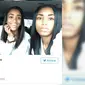 Foto kembar bersama ibunya jadi viral. (CNN)