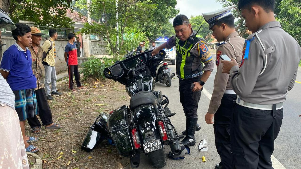 Tabrakan dengan Pikap, Begini Kondisi Moge Bendum Demokrat yang Tewas Kecelakaan