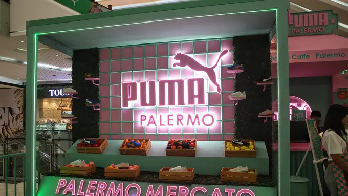 Palermo Mercato, Instalasi Menggemaskan dari Puma yang Serasa Jalan-Jalan di Italia