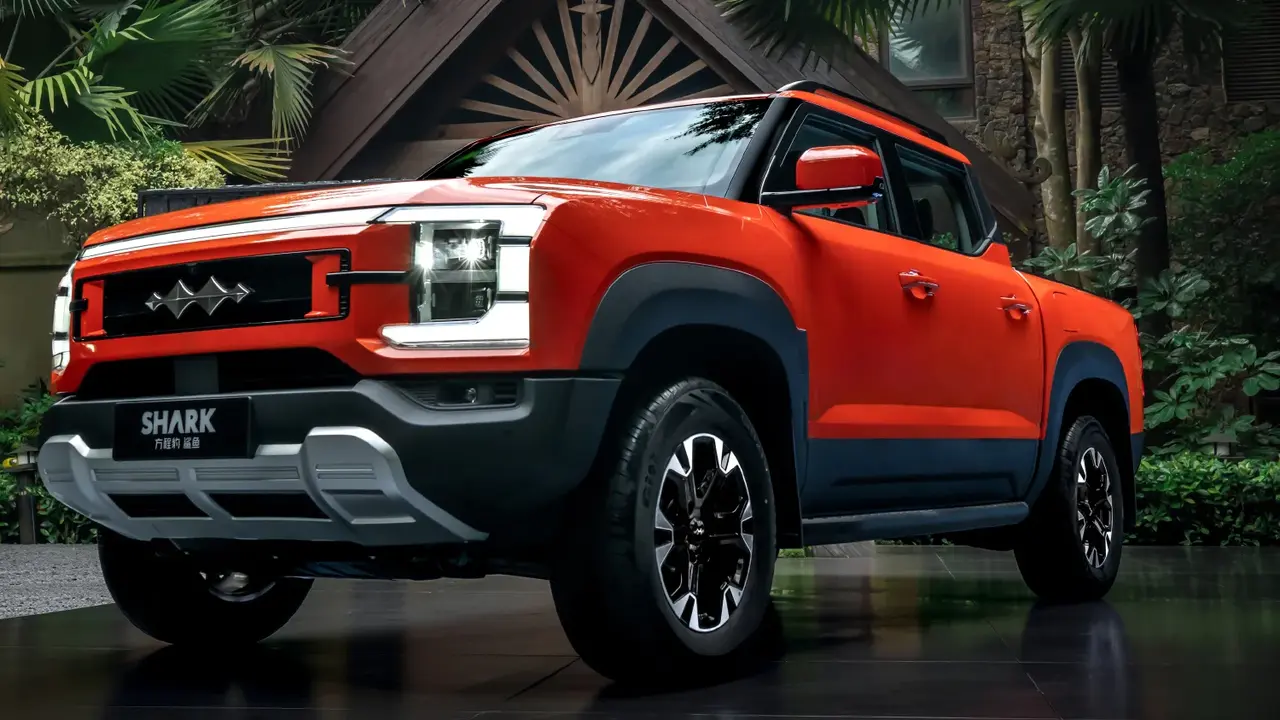 truk pikap hibrida plug-in (PHEV) "Shark"