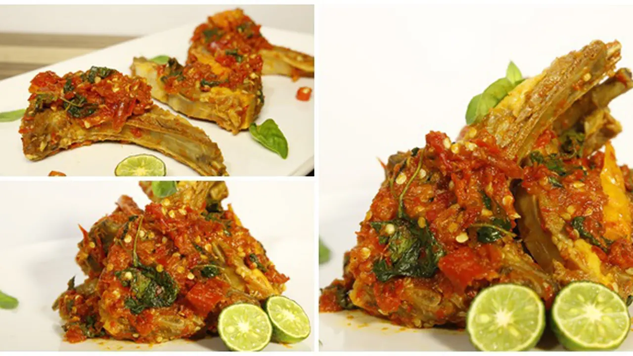 Kambing Sambal Kemangi. Foto : Chef Chitra