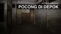 Di sebuah bangunan bekas pabrik yang sudah kosong 30 tahun, sosok yang diduga pocong tertangkap kamera.