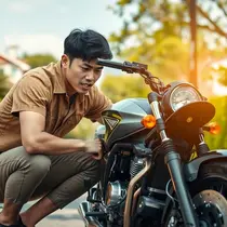 penyebab motor tidak bisa di starter ©Ilustrasi dibuat AI