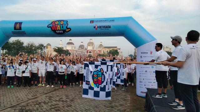 Paramount Color Walk 2022 digelar di Gading Serpong Tangerang, 17 Desember 2022. (Foto: Dok. Tim Paramount Enterprise)