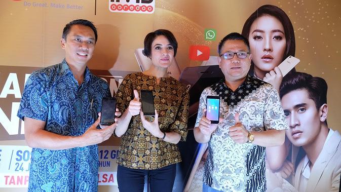 Peluncuran paket bundel smartphone Advan dengan Indosat Ooredoo (istimewa)