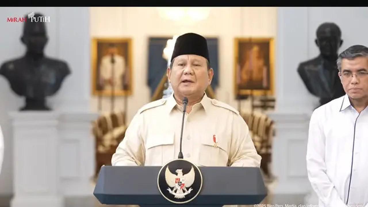 Prabowo Umumkan THR dan Gaji ke-13 ASN, TNI, Polri hingga Pensiunan, Ini Rinciannya