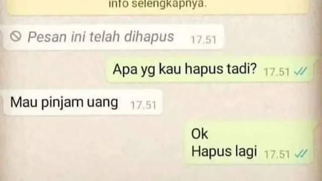 6 Chat Cara Hindari Teman yang Hendak Pinjam Uang Ini Kocak Banget