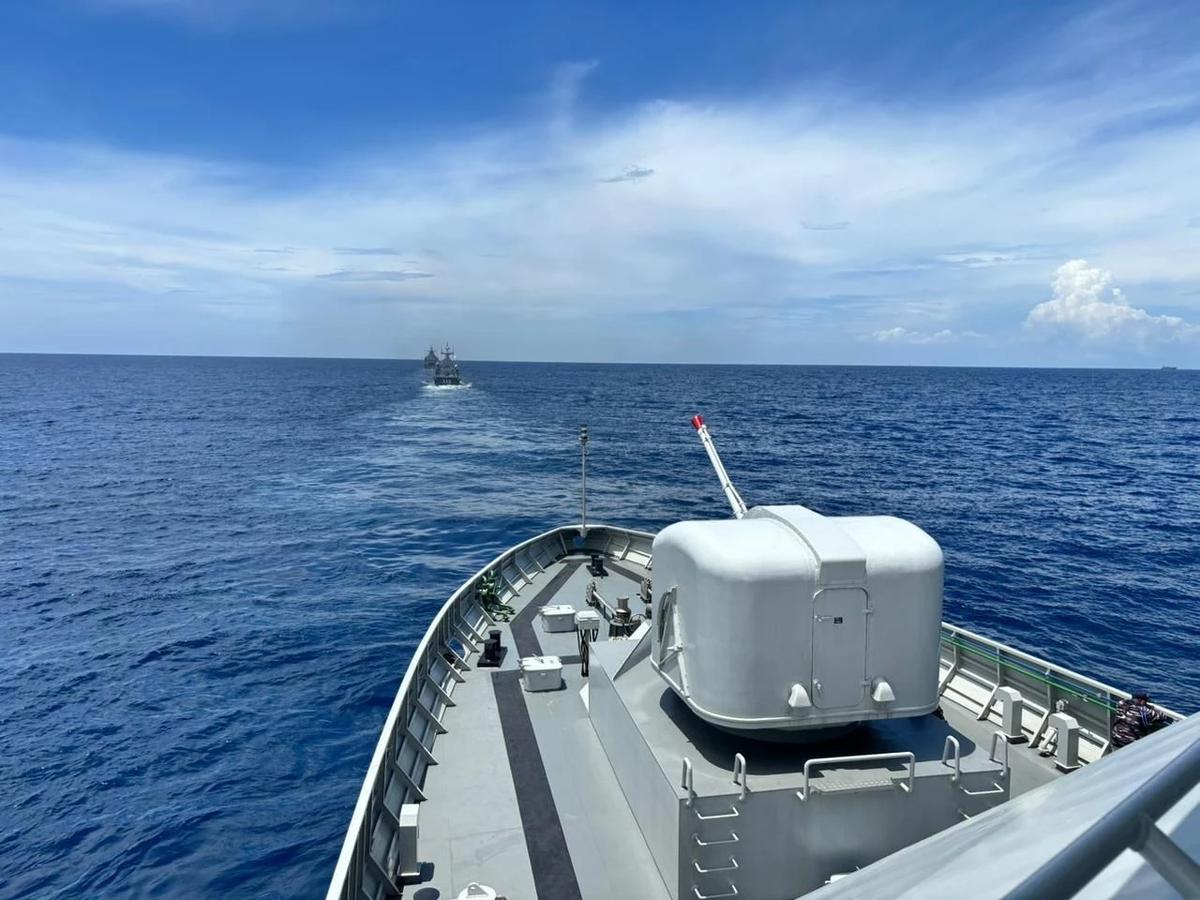 FOTO: TNI AL Gelar Latihan Laut Bersama Malaysia di Perairan Jawa