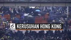 Bentrokan antara warga dan polisi kembali terjadi di Hong Kong. Warga nekat melemparkan bom molotov ke arah polisi sehingga dibalas dengan tembakan gas air mata.