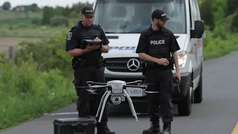 Drone Aaeryon Skyranger milik polisi London