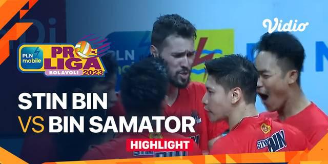 VIDEO: Jakarta STIN BIN Buka Peluang Tampil di Grand Final PLN Mobile Proliga 2023 usai Kalahkan Surabaya BIN Samator