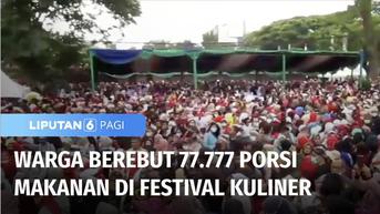 VIDEO: Festival Kuliner Gratis di Gedung Sate, Sajikan 77.777 Porsi Makanan Khas Jawa Barat